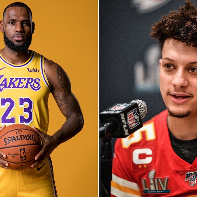 El importante reconocimiento que reciben LeBron James y Patrick Mahomes