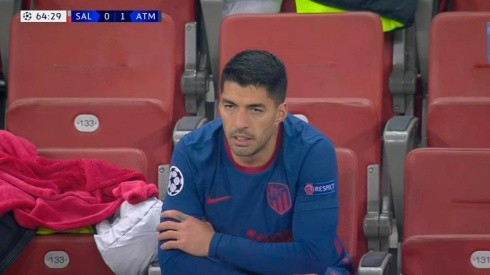 Video: el enojo de Luis Suárez luego de ser reemplazado en la Champions League
