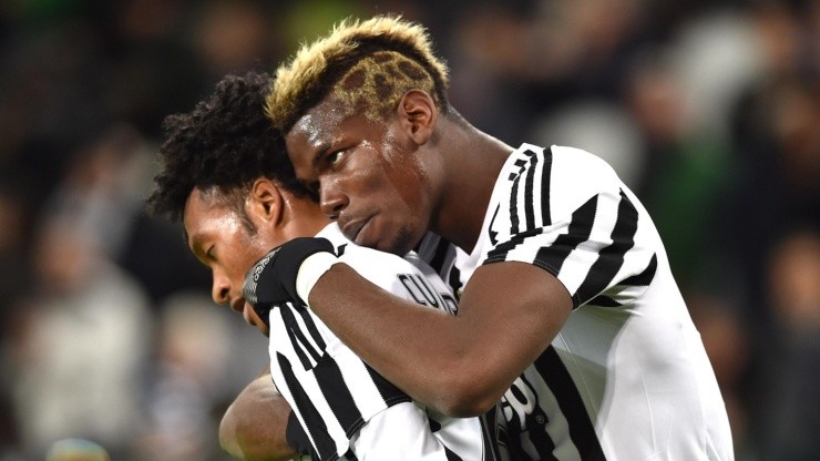 Juan Guillermo Cuadrado y Pual Pogba volvería a jugar juntos en la Juventus.