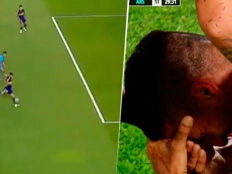 Video: el Pulpo González metió su primer gol en Boca y se largó a llorar