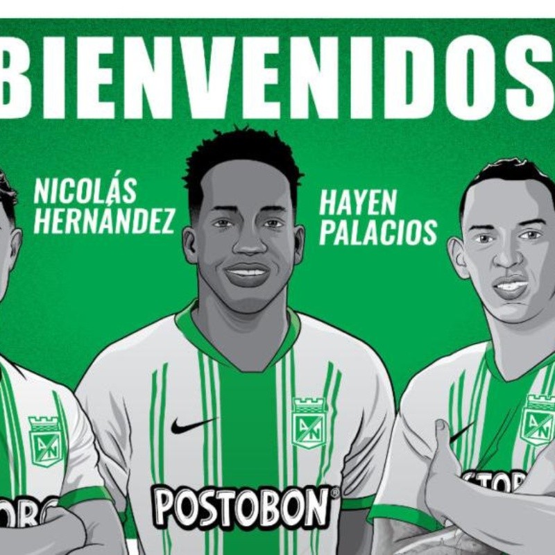 Atlético Nacional le da la bienvenida a tres refuerzos para el 2021