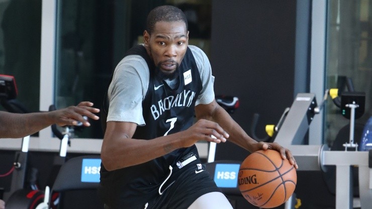 Kevin Durant, estrella de los Brooklyn Nets