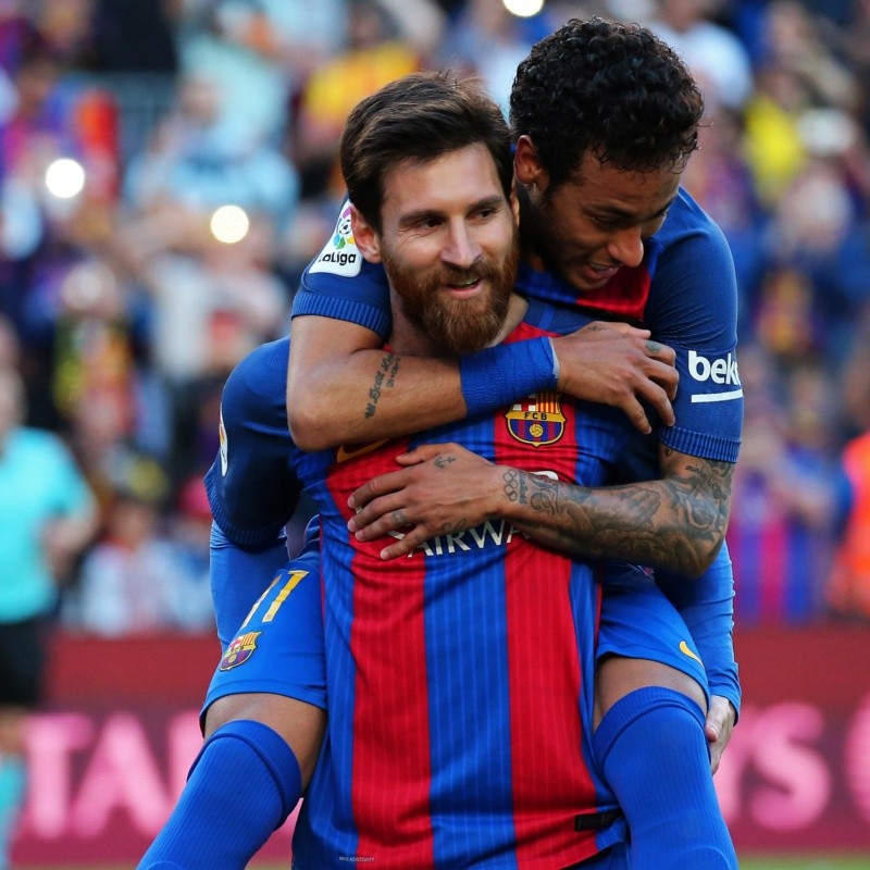 Neymar le envía un mensaje a Messi a poco de quedar confirmado su reencuentro