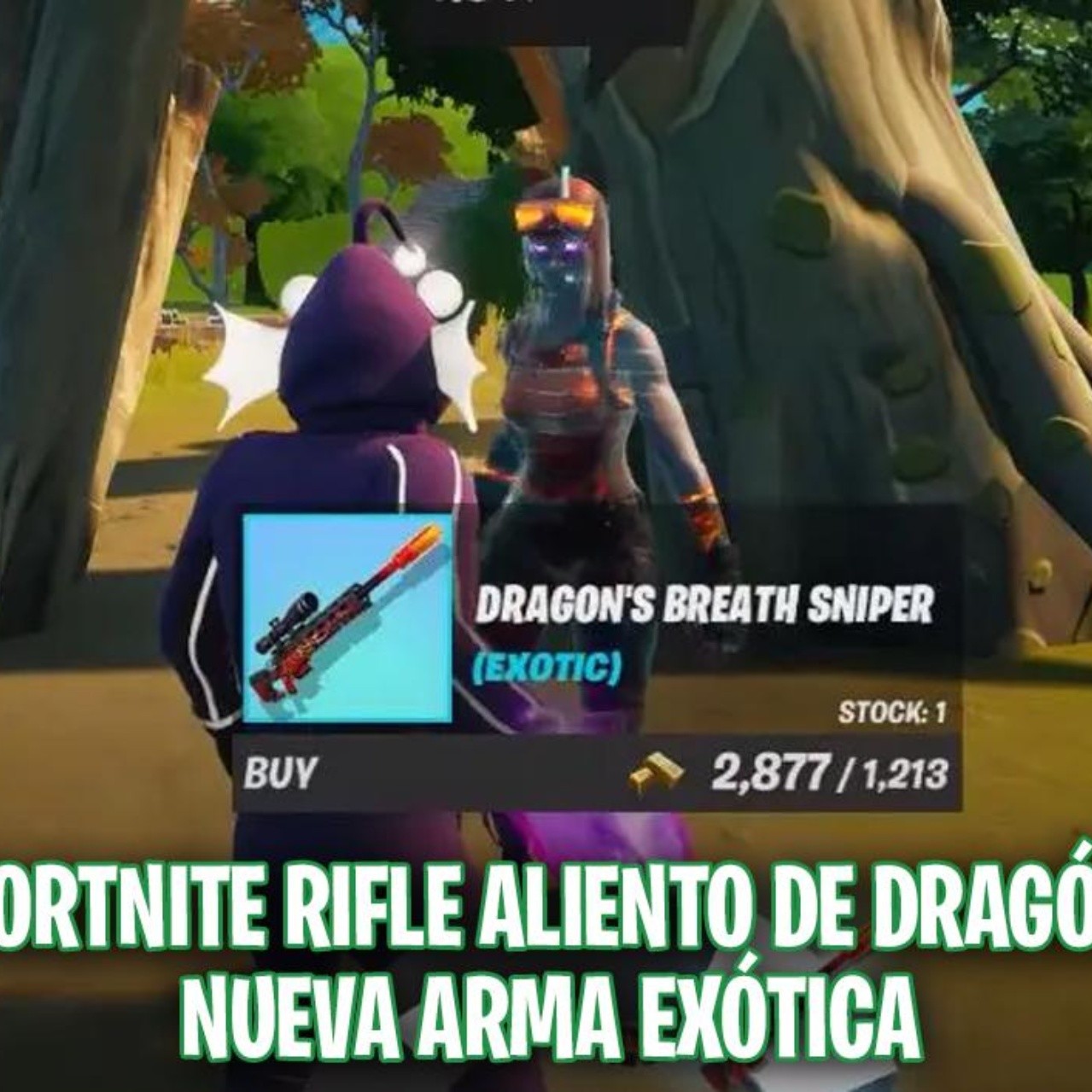 Fortnite El Rifle De Francotirador Aliento De Dragon Llega Como Nueva Arma Exotica Bolavip