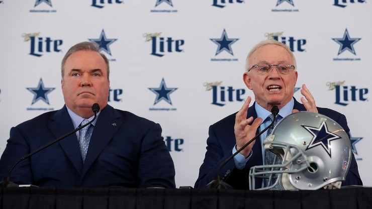 Mike McCarthy y Jerry Jones