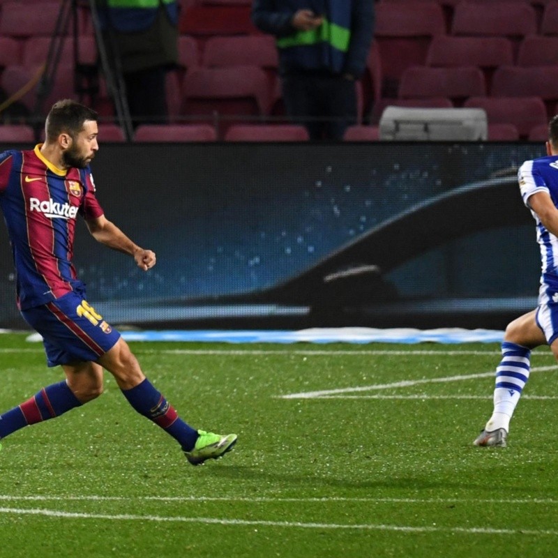 No sabíamos que tenía diestra: el golazo de Jordi Alba con su pierna inhábil