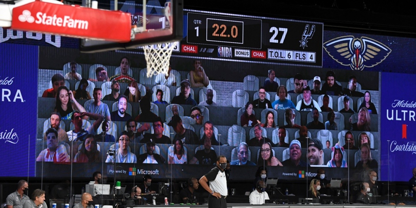 NBA no tendrá fanáticos virtuales en tribunas para ...