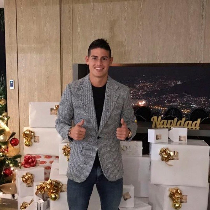 Rompió el silencio James Rodríguez... ¡para hablar de la Navidad en Colombia!