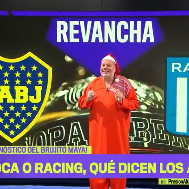 Tiró la posta: el Brujito Maya confirmó al ganador de la serie entre Boca y Racing