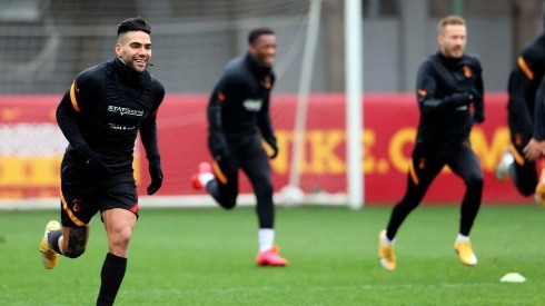 Radamel Falcao se recuperó de su lesión y ya entrena con normalidad con Galatasaray.