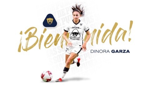 Dinora Garza se suma a Pumas Femenil para 2021.
