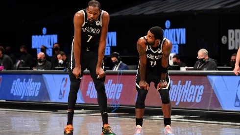Durant e Irving en triunfo de Brooklyn Nets a Golden State Warriors
