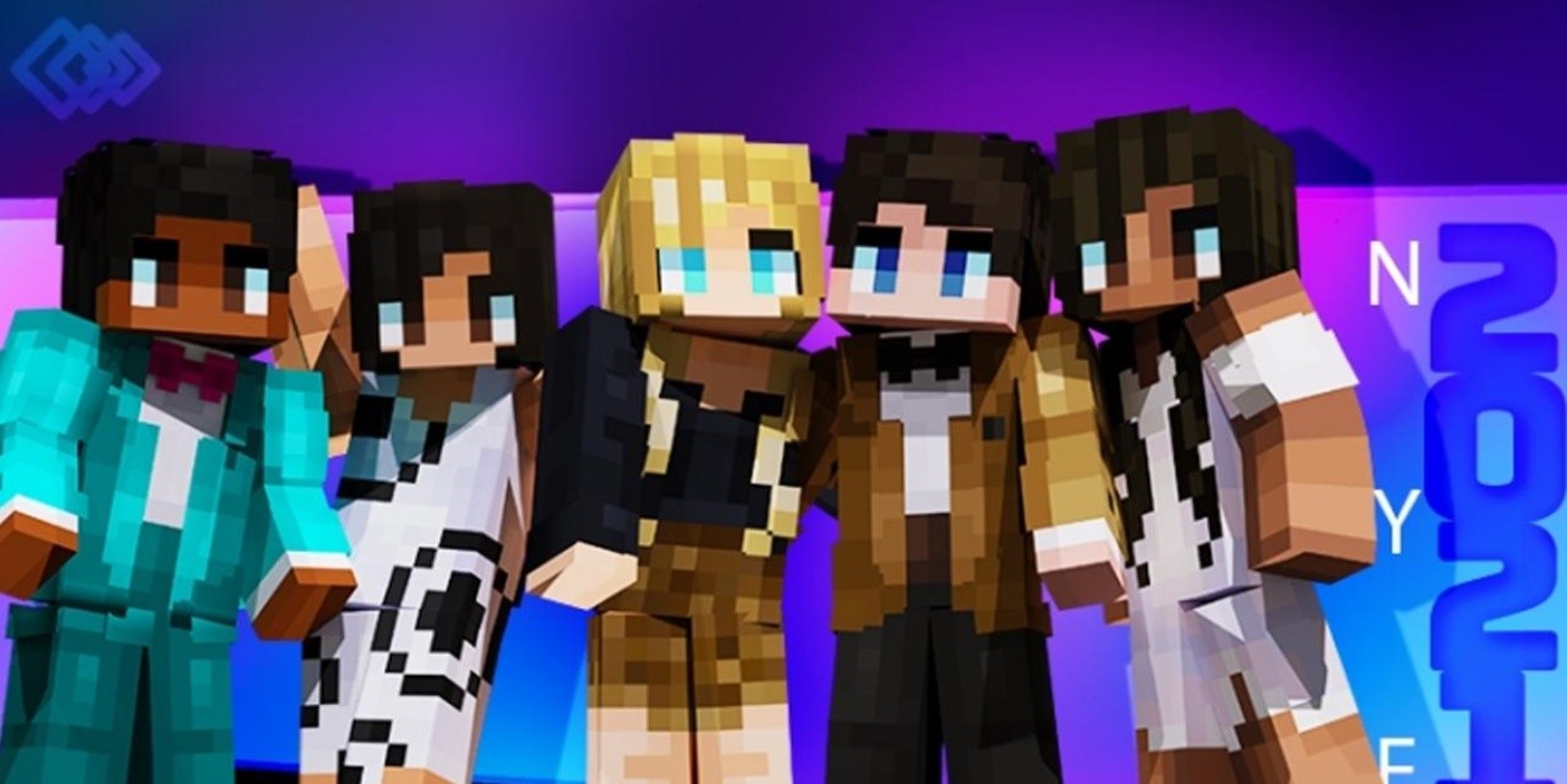 Minecraft Como conseguir las skins de Año Nuevo 2021