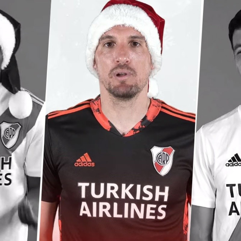 Entre bloopers y risas: el video que subió River para las fiestas