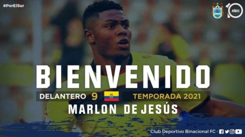 Marlon de Jesus jugó en la Selección Ecuatoriana.