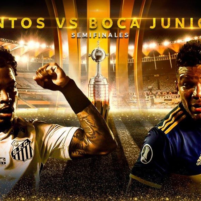 Día y horario de Boca vs. Santos por la semifinal de la Copa Libertadores