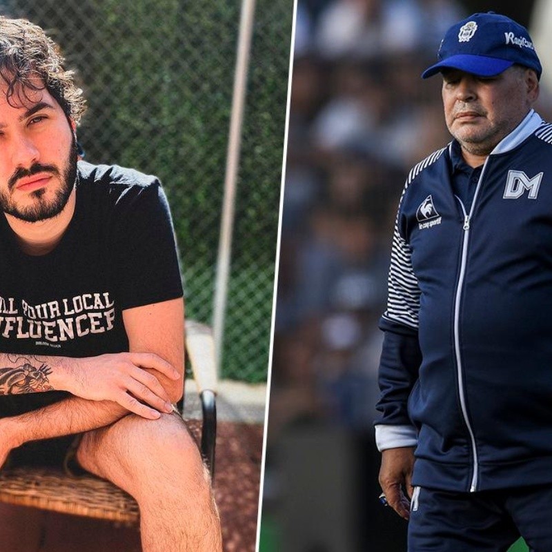 La burla de un youtuber español sobre Maradona que desató la indignación de todo Twitter