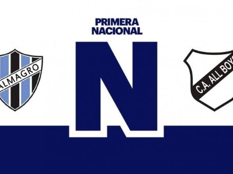 Almagro vs. All Boys EN VIVO ONLINE por la Primera Nacional: horario, canal de TV y streaming