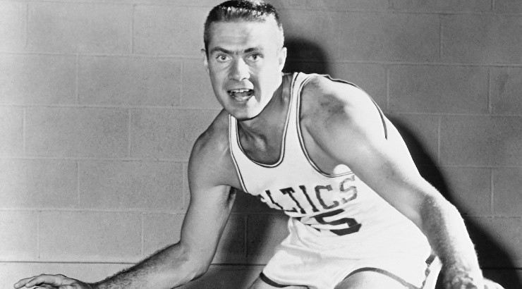 Tom Heinsohn of the Boston Celtics poses for a portrait circa 1965. (Getty)