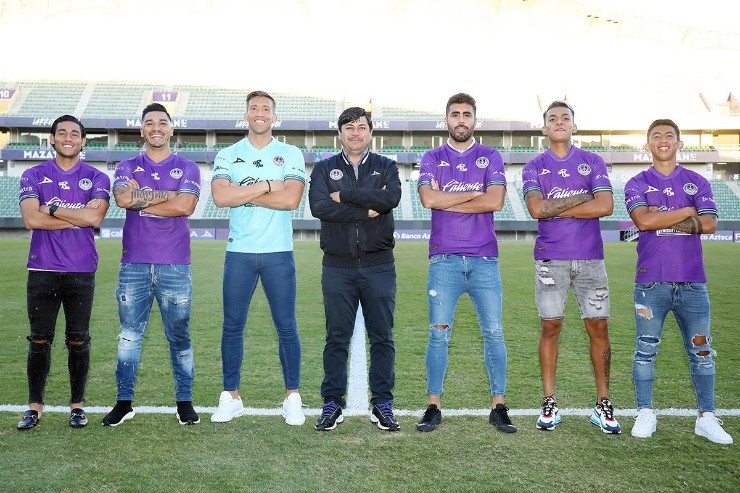 Presentación de refuerzos en Mazatlán FC. Foto: Prensa Mazatlán