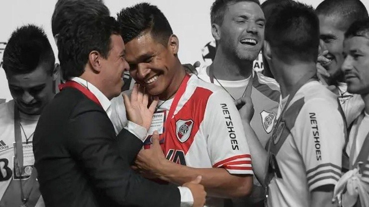 Teófilo Gutiérrez y Marcelo Gallardo.