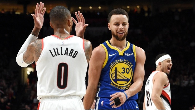 Damian Lillard y Stephen Curry