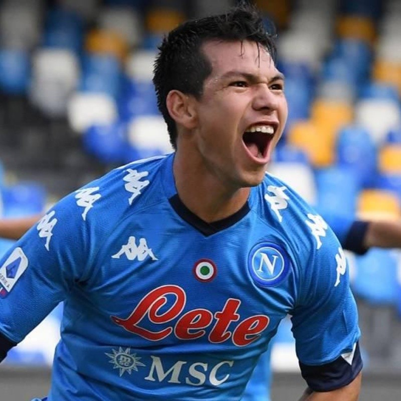 Con gol de Hirving Lozano, Napoli goleó a Cagliari