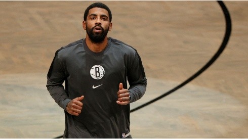 Kyrie Irving isn't worried about the Nets' current moment. (Getty)
