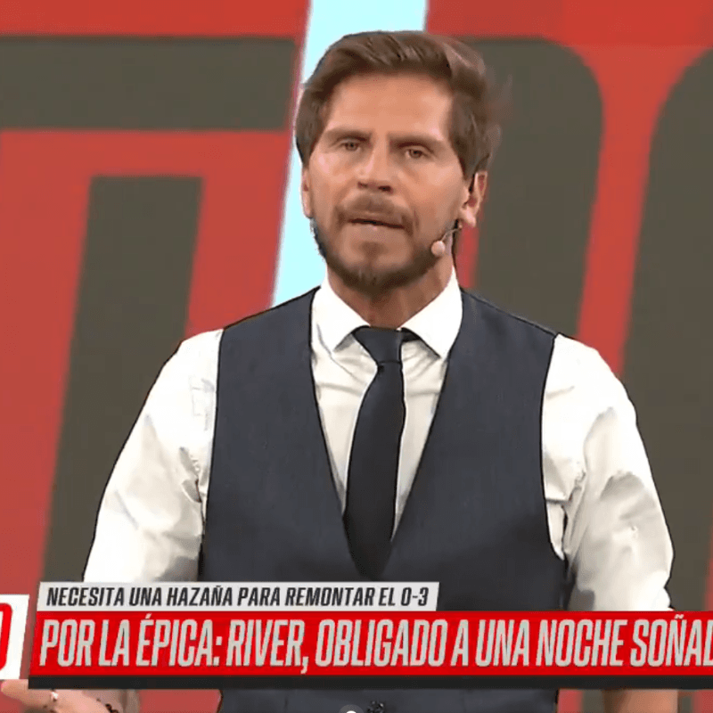 Vignolo sobre River: "Si levanta esto, es campeón de América"