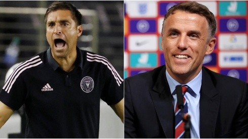Diego Alonso y Phil Neville