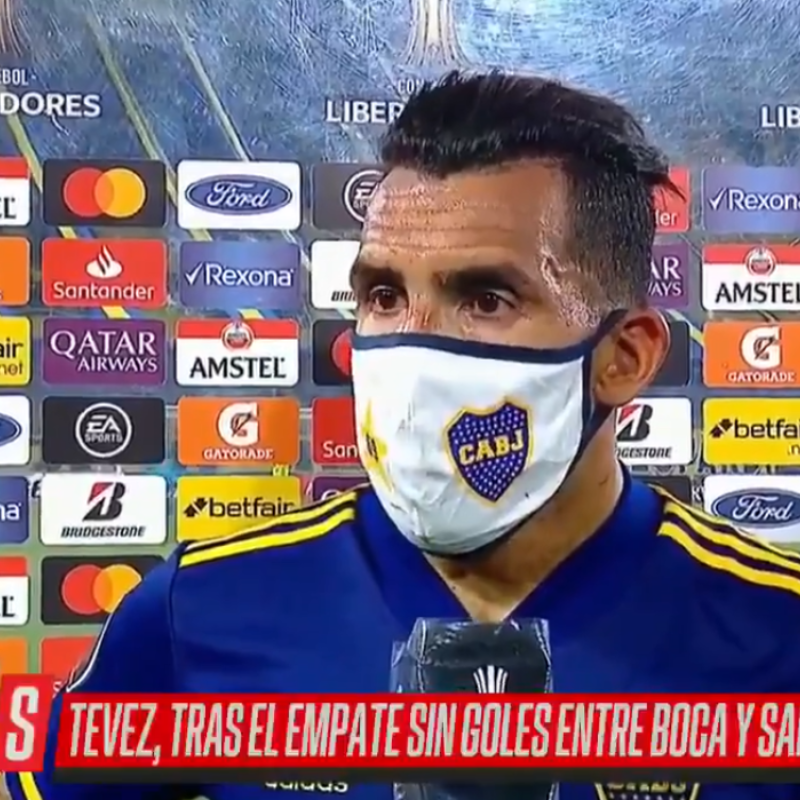 Tevez, concreto: "Santos no nos llegó en ningún momento"