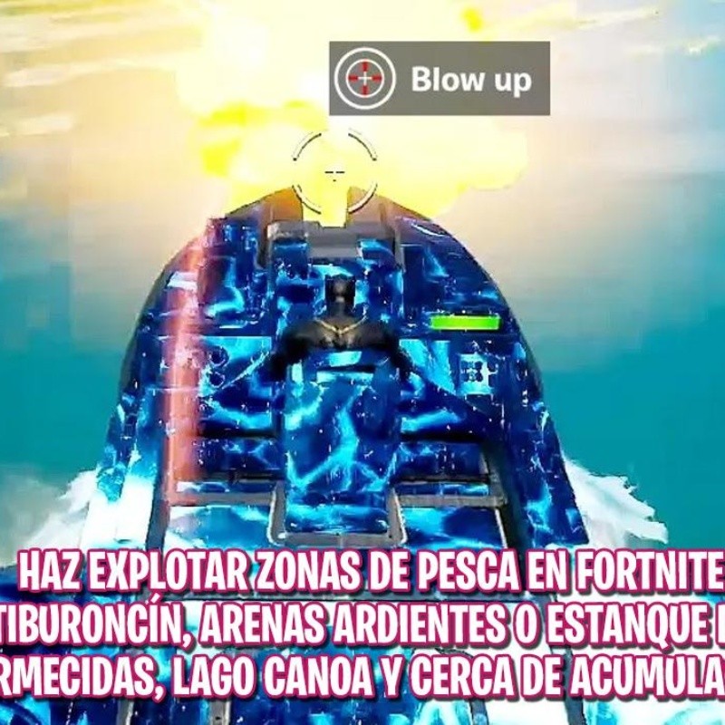 Desafíos Semanales: Cómo hacer explotar zonas de pesca en Fortnite