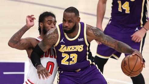 LeBron James contra los Chicago Bulls