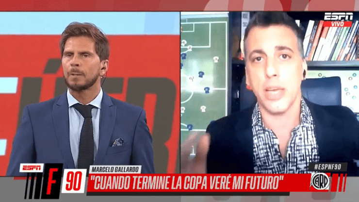 Mauro Palacios sobre Gallardo: "No se quiere ir perdedor de River"