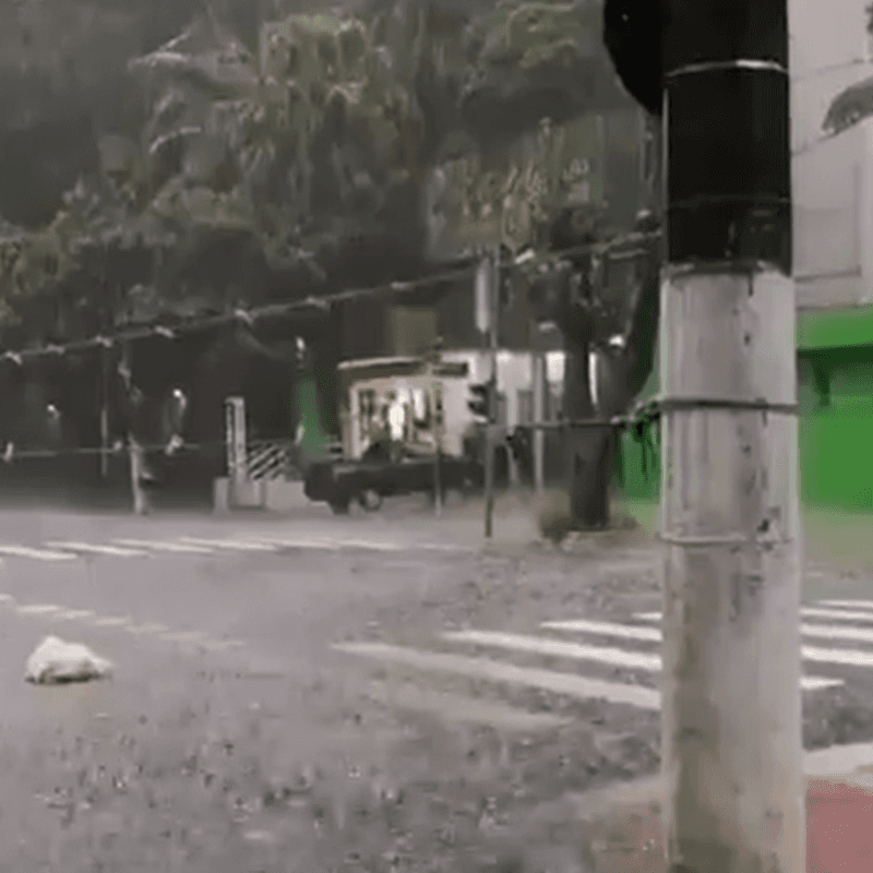 Video: así llueve en San Pablo a horas del partido de River