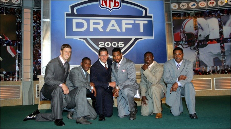 Aaron Rodgers en el Draft de 2005 (Foto: Getty)