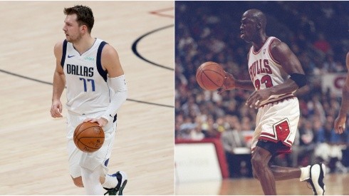 Luka Doncic received the ultimate praise when he was compared to Michael Jordan. (Getty)