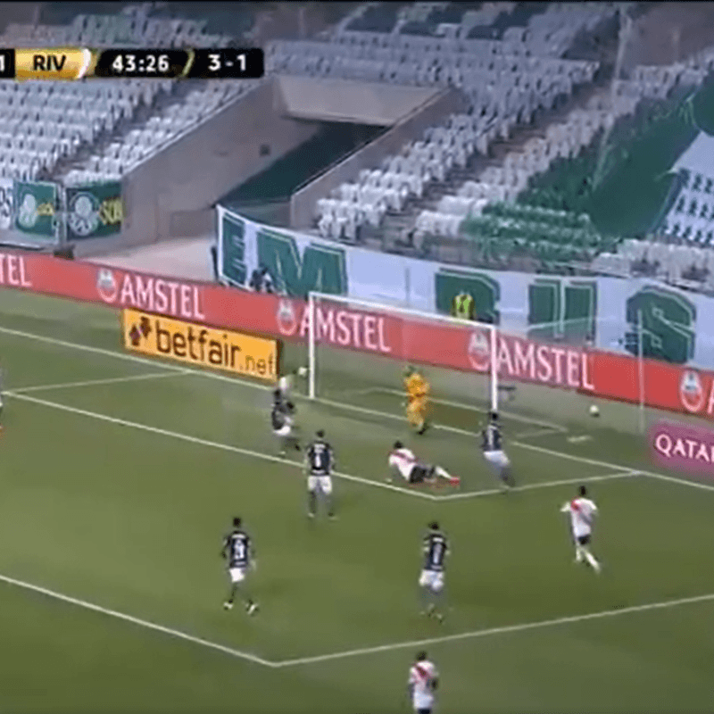 Borré puso el 2 a 0 y Palmeiras siente el frío corriendo por la espalda