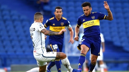 Santos and Boca tied 0-0 in the first game of the series. (Getty)
