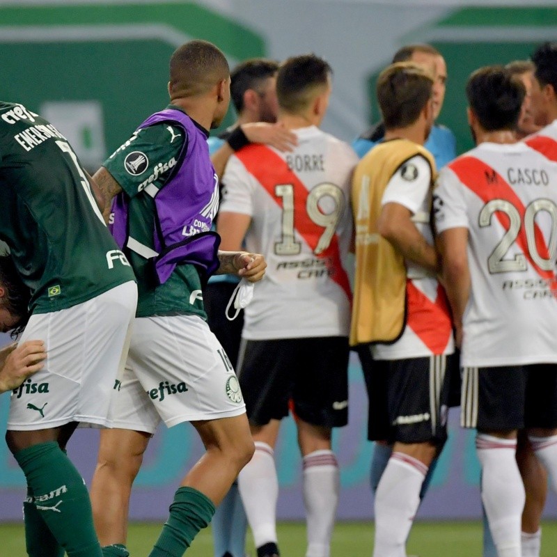 Twitter: hinchas de Palmeiras y de Brasil se emocionaron con River