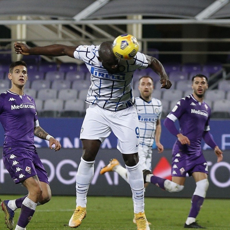 Lukaku, el héroe: Inter le ganó en el minuto 120 a la Fiorentina