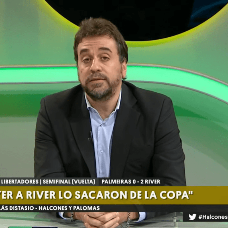 Distasio, en llamas: "Se daban cuenta que River salía campeón y lo frenaron"