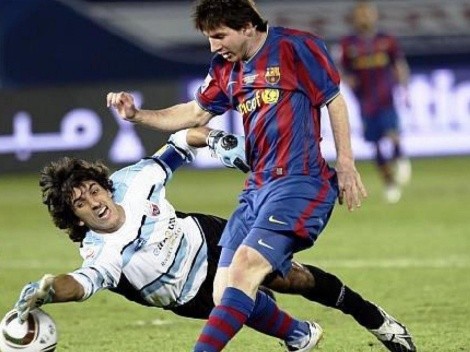 Exportero de la Liga MX recibió regalo por haber sido una víctima de Lionel Messi