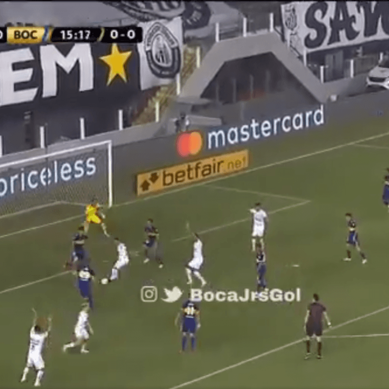 Santos arrancó con todo: tardó 16 minutos en hacerle el 1-0 a Boca