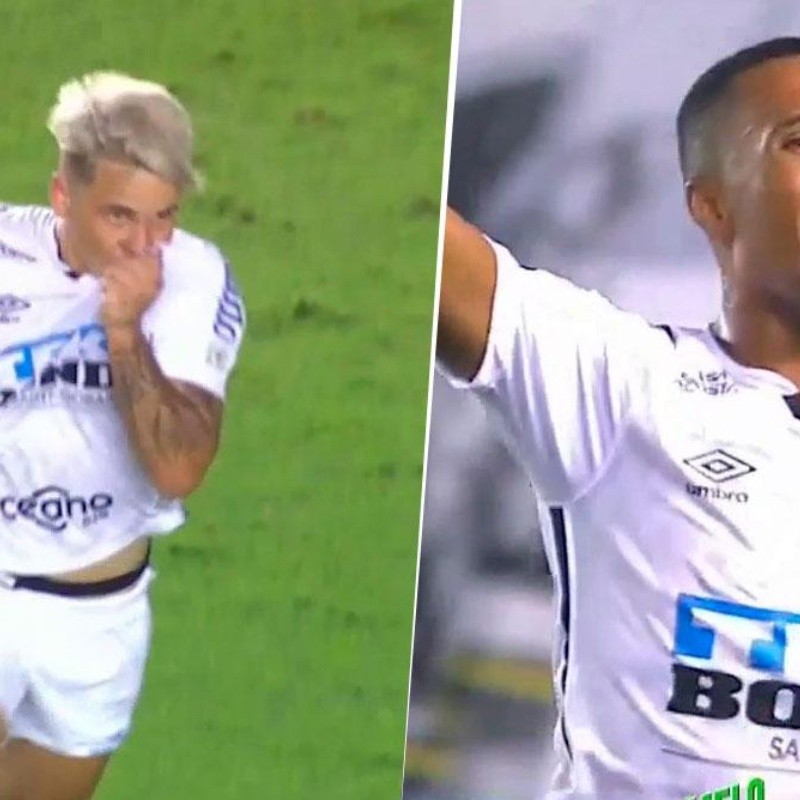 Se cayeron a los pedazos: en dos minutos, Santos destrozó a Boca