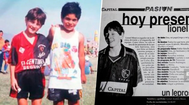 Messi todavía guarda el sueño de jugar en la primera de Newell&#039;s (Twitter)