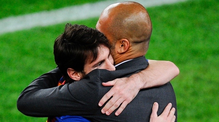 Guardiola cuidaba de Messi dentro y fuera del campo (Getty Images)