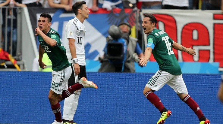Chucky Lozano ya metió el gol de la histórica victoria del Tri sobre la Mannschaft. Fuente: Getty Images