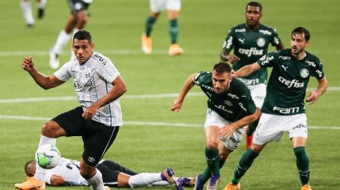 Jogo entre Palmeiras e Santos terminou empatado em 1 a 1