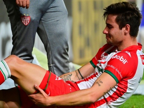 Impactante lesión de Unai Bilbao en el encuentro entre Necaxa y San Luis